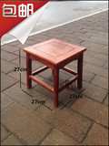 非洲黄花梨 红木小方凳 儿童凳子 实木换鞋凳 矮凳