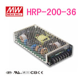 正品明纬1U金属网壳外形开关电源 HRP-200-36 DC36V 200W 5.7A
