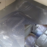 环保PVC汽车用塑料加厚小车轿车通用 橡胶乳胶 防水防滑透明脚垫