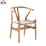 老榆木免漆家具围椅休闲椅简约圈椅现代茶椅咖啡椅精品办公椅