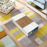 时尚现代简约黄色宜家 客厅茶几沙发书房地毯 卧室床边地毯定制