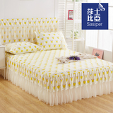 韩版蕾丝床罩床裙1.2 1.5m1.8米床席梦思保护套公主床笠床套单件