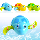 汇乐泓智婴儿洗澡玩具儿童发条戏水喷水海豚宝宝洗澡玩具酷游乌龟