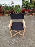 实木化妆椅折叠椅便携休闲椅沙滩椅木质办公椅导演椅帆布钓鱼椅