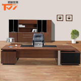 君诚办公家具经理办公桌 简约时尚板式大班台 老板桌椅组合总裁桌