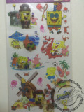 海绵宝宝海星墙贴墙纸 儿童房幼儿园装饰墙贴卡通幼儿园墙贴纸