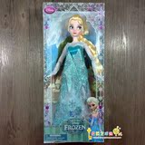 美国代购 正版迪士尼Disney 冰雪奇缘芭比娃娃 艾莎公主娃娃玩具