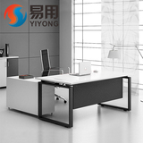 广州办公家具老板桌简约现代板式大班台主管桌经理桌老板办公桌椅