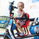 电动车前置减震大包围儿童座椅 电动踏板车电摩宝宝儿童安全座椅