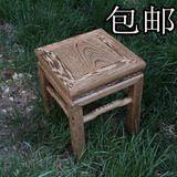 鸡翅木四方凳红木茶几凳实木矮凳礼品凳宜家小板凳仿古中式小凳子