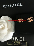香奈儿 Chanel经典双C玫瑰金 耳钉 女  耳环 耳饰