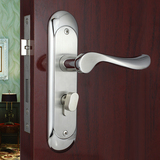 特价现代简约304不锈钢室内卧室静音执手门锁房间实木门房门锁具