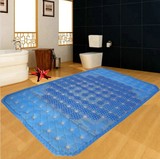 特价 地毯蓝色特大号蝴蝶浴垫浴室防滑垫地垫按摩垫60*90绿色纯色
