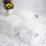 塑料小板凳加厚成人白色凳矮凳半透明浴室凳换鞋凳儿童卡通小凳子