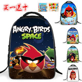 愤怒的小鸟小学生1-4年级男书包幼儿园3-6岁卡通可爱儿童双肩背包