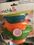 美国Munchkin麦肯齐宝宝婴儿童吸盘碗训练碗餐具不含BPA  拆单
