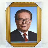 毛主席画像带框油画伟人领袖宣传画国家领导人办公室客厅挂画有框