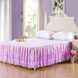 蕾丝床裙 可爱公主高档1.5米床单单双人韩式浪漫满屋床罩单件特价