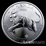 2016 加拿大.捕食者系列.美洲狮.银币 1盎司 全品全配
