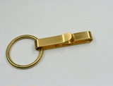 手工纯铜钥匙钩男士汽车钥匙扣皮带扣皮带钩挂件创意复古铜钥匙链