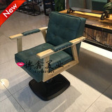 新款厂家直销复古实木美发椅子高档美发椅发廊新款剪发烫染椅子