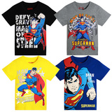 台湾代购PUZZLE男童装MIT纯棉漫画卡通DC超人superman短袖t恤6708