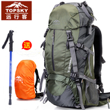 topsky/远行客 户外登山包40l50l60l男女徒步背包 大容量双肩背包