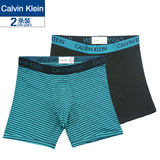 Calvin Klein 美国正品代购男士纯棉简约舒适CK四角内裤两件套装