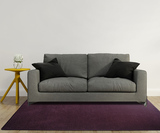 纯色简约现代客厅茶几地毯长方形圆形卧室床边毯满铺定制家用