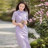 伶俐柠檬原创设计10723民族风女装中国风棉麻连衣裙旗袍文艺范春