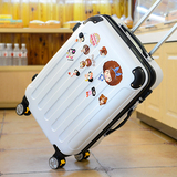 韩国万向轮拉杆箱20寸密码皮箱24寸旅行箱男女学生行李箱28寸软箱