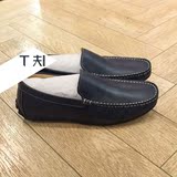 GR/grsaga正品代购16春男藏青简约有型牛皮革豆豆鞋LP1611002G