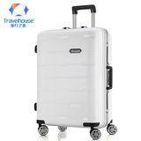旅行之家学生铝框拉杆箱万向轮超轻行李箱包高品质耐用登机硬箱子