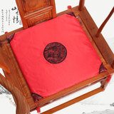 中式餐椅垫子实木圈椅坐垫古典红木椅子坐垫夏季薄款可拆洗海绵垫