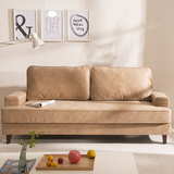 北欧宜家单人三人沙发组合小户型实木纯色成都厂家新品包邮 沙发
