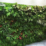 绿之韵 仿真植物墙草坪假花室内室外绿色加密前台背景绿植墙草皮