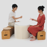 【十八纸】客厅多人沙发椅卧室茶几创意现代简约折叠艺术牛皮纸凳