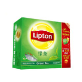 立顿 绿茶 100包/盒 黄牌精选绿茶 袋泡茶包 正品餐饮装 200克