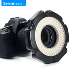 Selens 环形微距单反镜头led补光灯首饰拍摄 外拍眼神灯口腔摄影