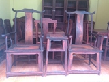 老挝大红酸枝官帽椅红木 圈椅龙椅茶几茶桌  红木茶台 实木家具