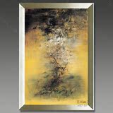 赵无极抽象有框油画欧式抽象油画 临摹 抽象画抽象油画竖幅30