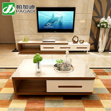 帕加迪钢化玻璃电视柜简约现代伸缩组合客厅大小户型电视柜家具