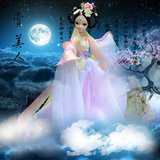 可儿娃娃龙女嫦娥奔月9082 古装中国芭芘娃娃 女孩生日儿童礼物