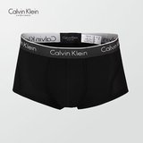 Calvin Klein Underwear/CK 透气运动男士平角内裤-黑色-白色