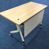 高档折叠培训桌 带书网移动折叠桌多功能组合会议桌 会议台长条桌