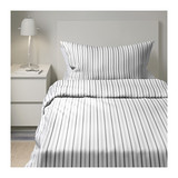 宜家正品代购IKEA豪斯托格 被套和枕套床上用品多件套纯棉面料
