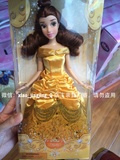 上海迪士尼代购 贝儿公主芭比娃娃 人偶玩偶公仔 儿童礼物 正版