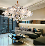 现代水晶吊灯欧式锌合金吸顶灯奢华大气金色圆形客厅餐厅卧室灯具