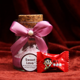 漂流瓶玻璃喜糖盒子小布丁欧式高档创意婚礼用品满月礼盒成品糖盒