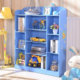 儿童书架简易宜家收纳组合组装简约现代置物储物实木小卡通书柜